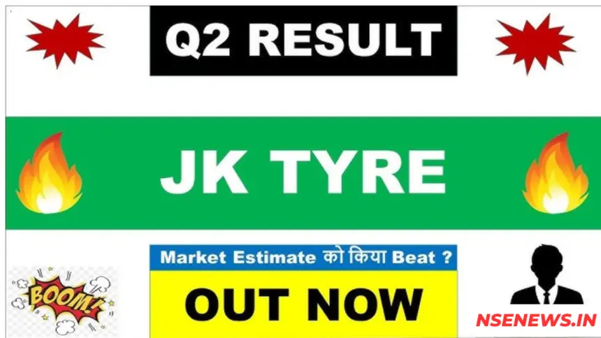 JK Tyre & Industries Q2 Results